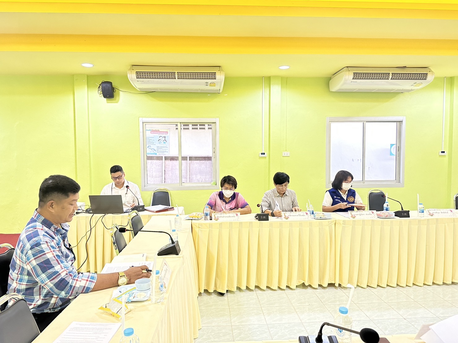 วันพุธที่ 7 มิถุนายน พ.ศ. 2566 เวลา 14.00 น. ประชุมคณะกรรมการช่วยเหลือประชาชนขององค์การบริหารส่วนนาโต๊ะหมิง อำเภอเมืองตรัง จังหวัดตรัง ณ ห้องประชุม อบต.นาโต๊ะหมิง อำเภอเมืองตรัง จังหวัดตรัง